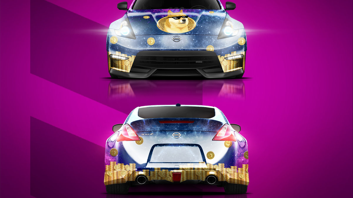 Nissan 370 Z - Dog Coin design - img 1