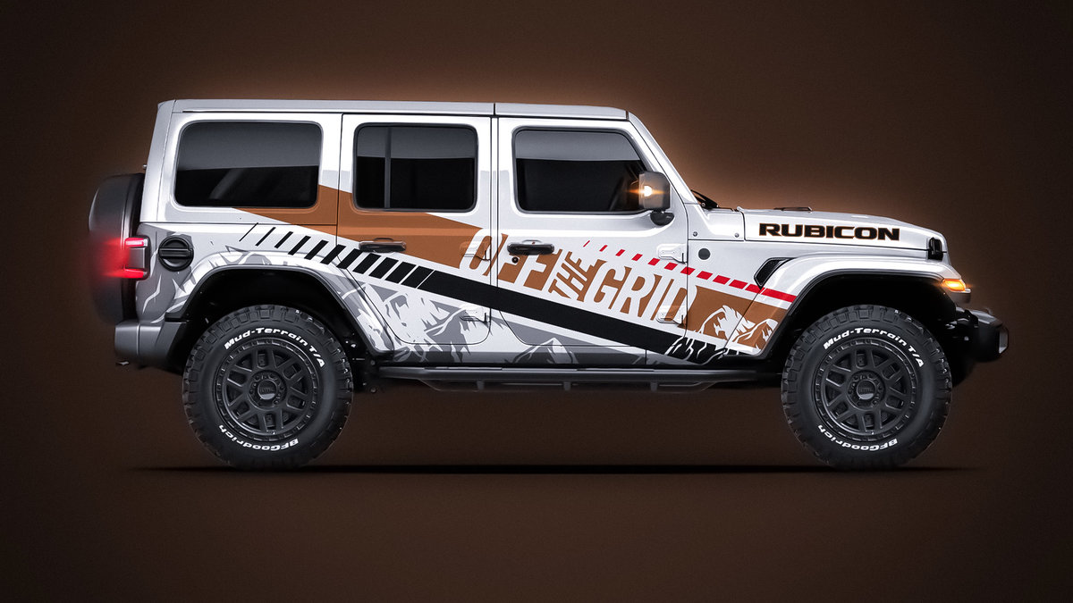 Jeep Wrangler - Stripes Design - cover