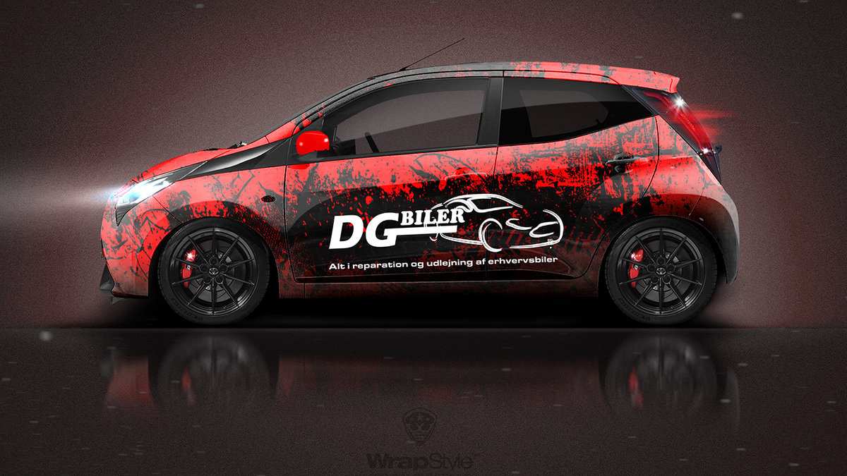 Toyota Aygo - Grunge Design - cover