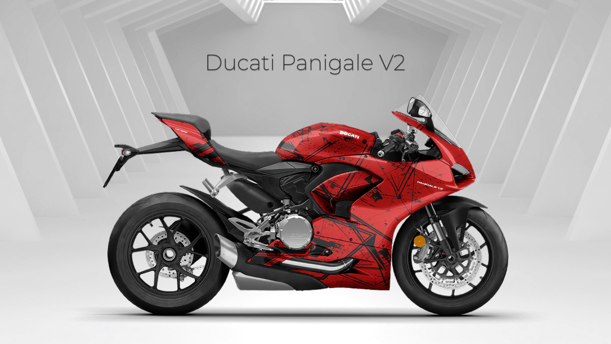 Ducati Panigale V2 - Black & Red Design - img 3