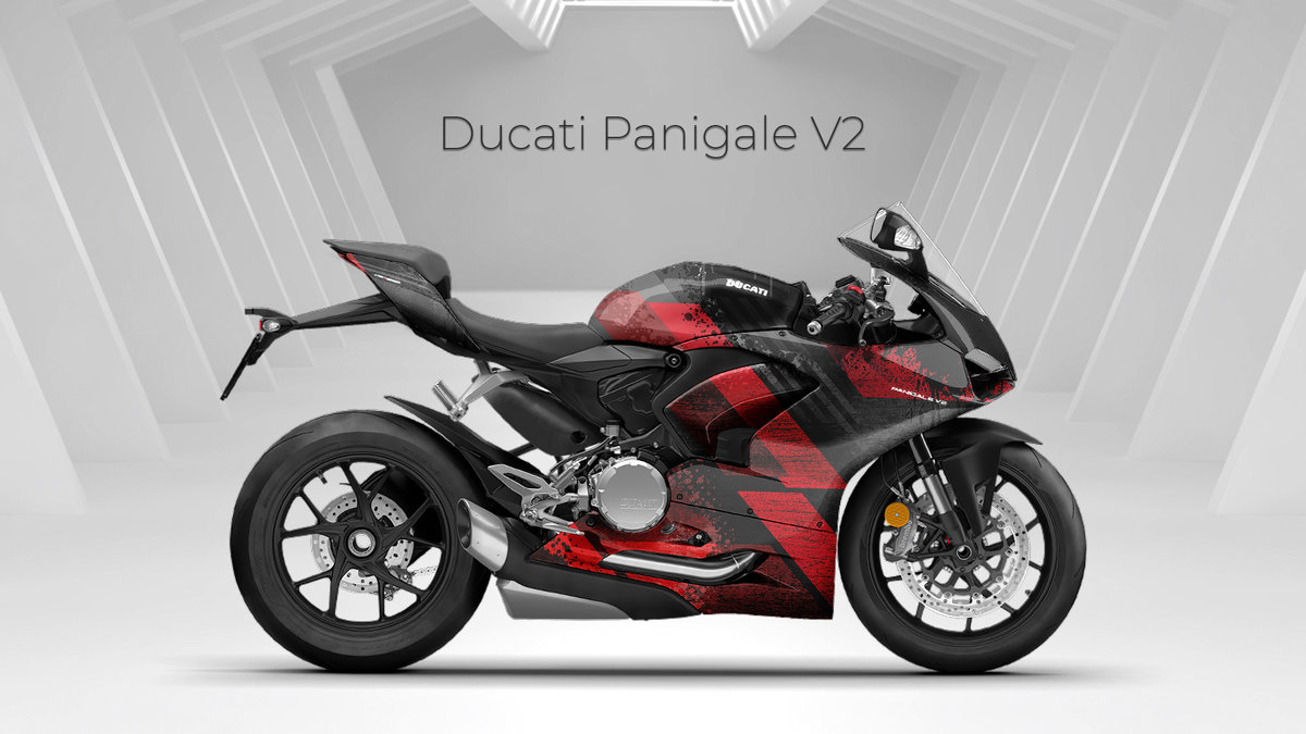 Ducati Panigale V2 - Black & Red Design - img 4