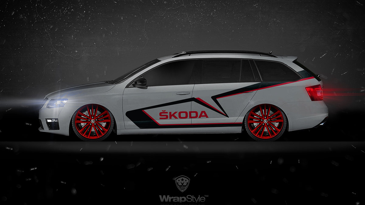 Škoda Octavia RS - Side Škoda Design - cover