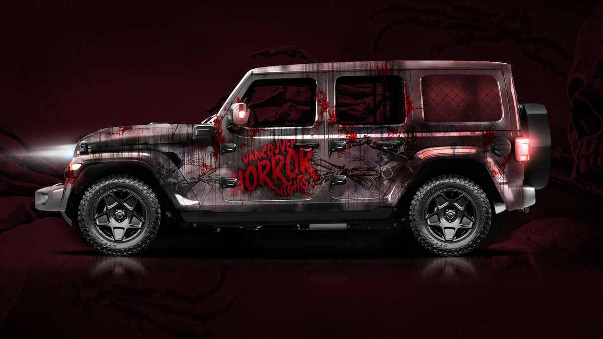 Jeep Wrangler - Horror Design - cover