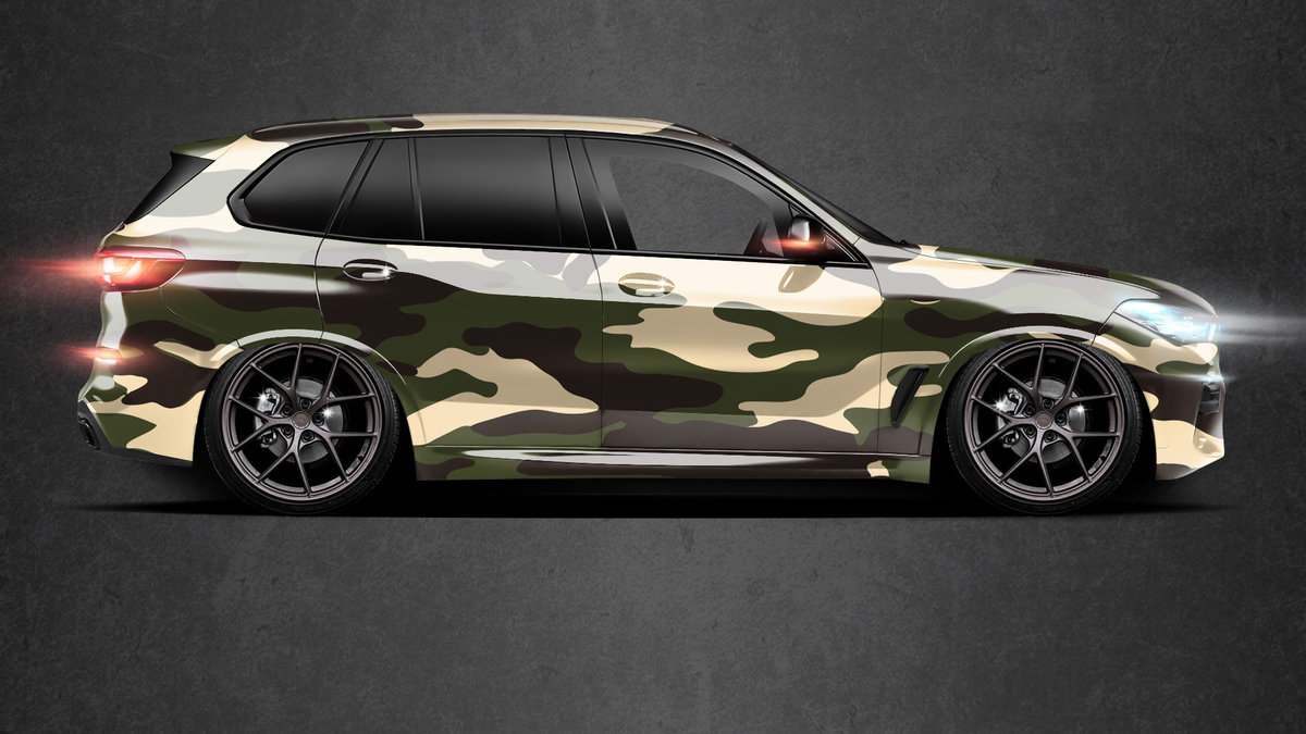 BMW X5 - Camouflage Design - cover