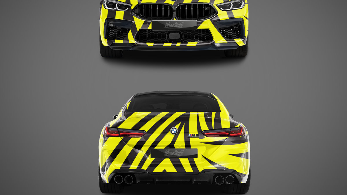 BMW M8 - Tribal Yellow Design - img 1