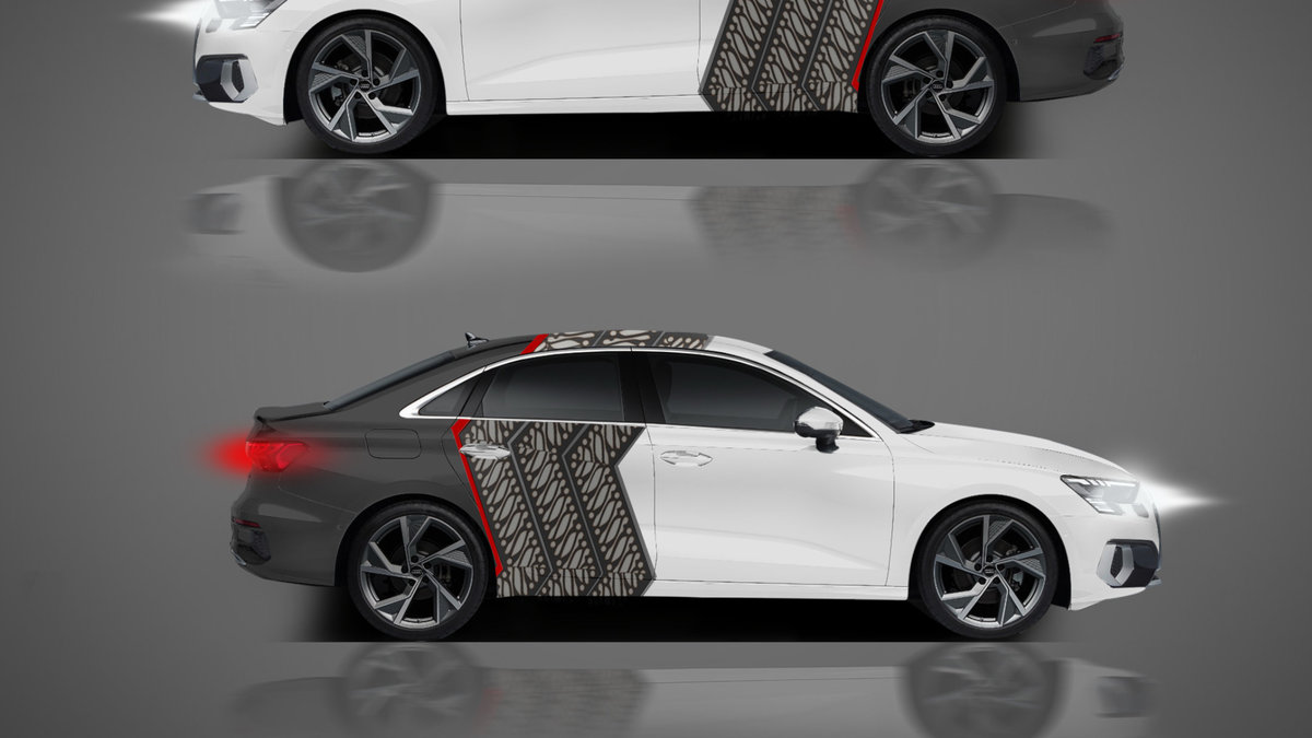 Audi A3 - Grey Pattern Design - img 1