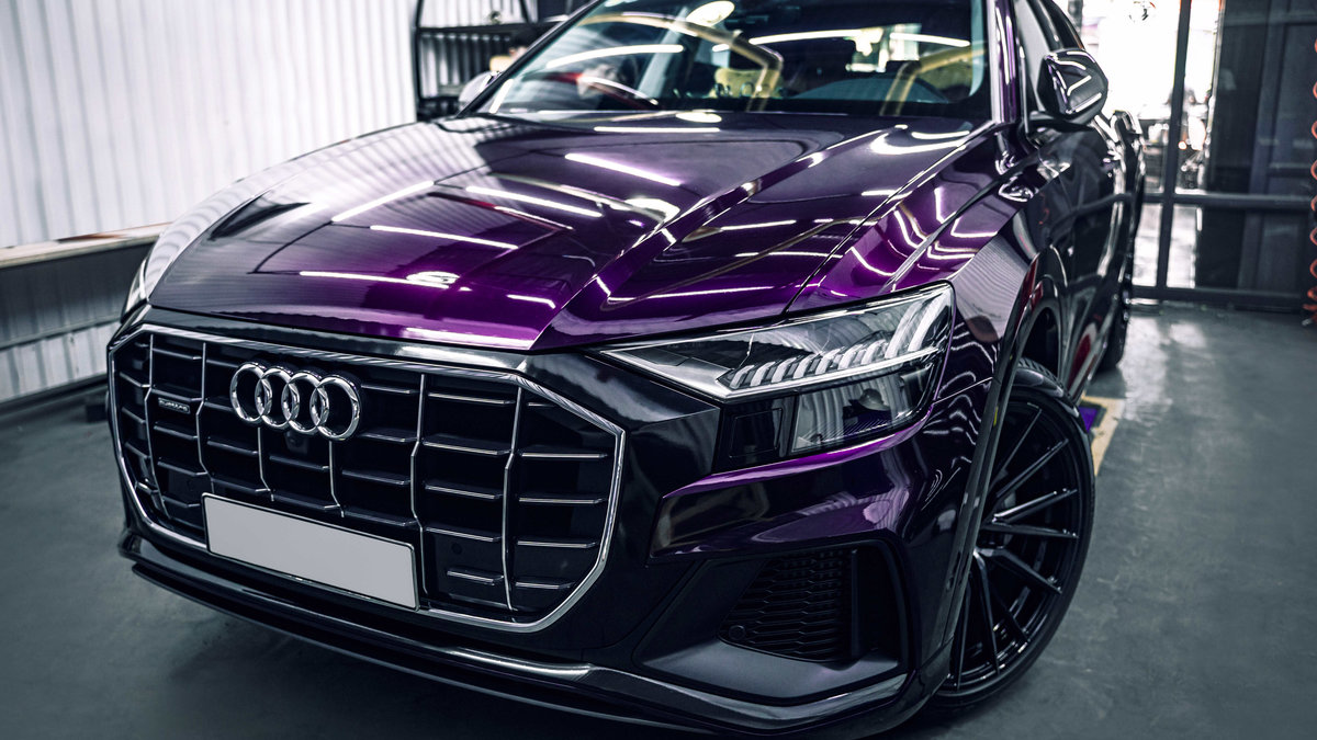 Audi SQ7 - Purple Chrom Wrap - cover
