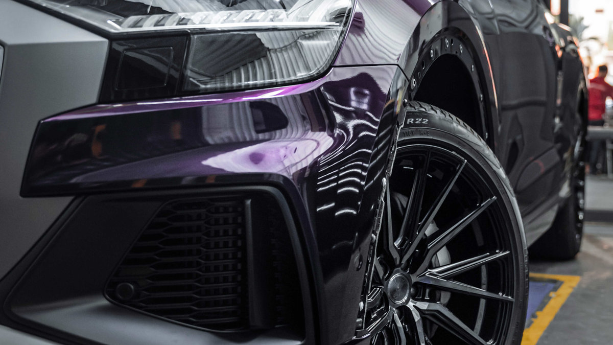Audi SQ7 - Purple Chrom Wrap - img 1