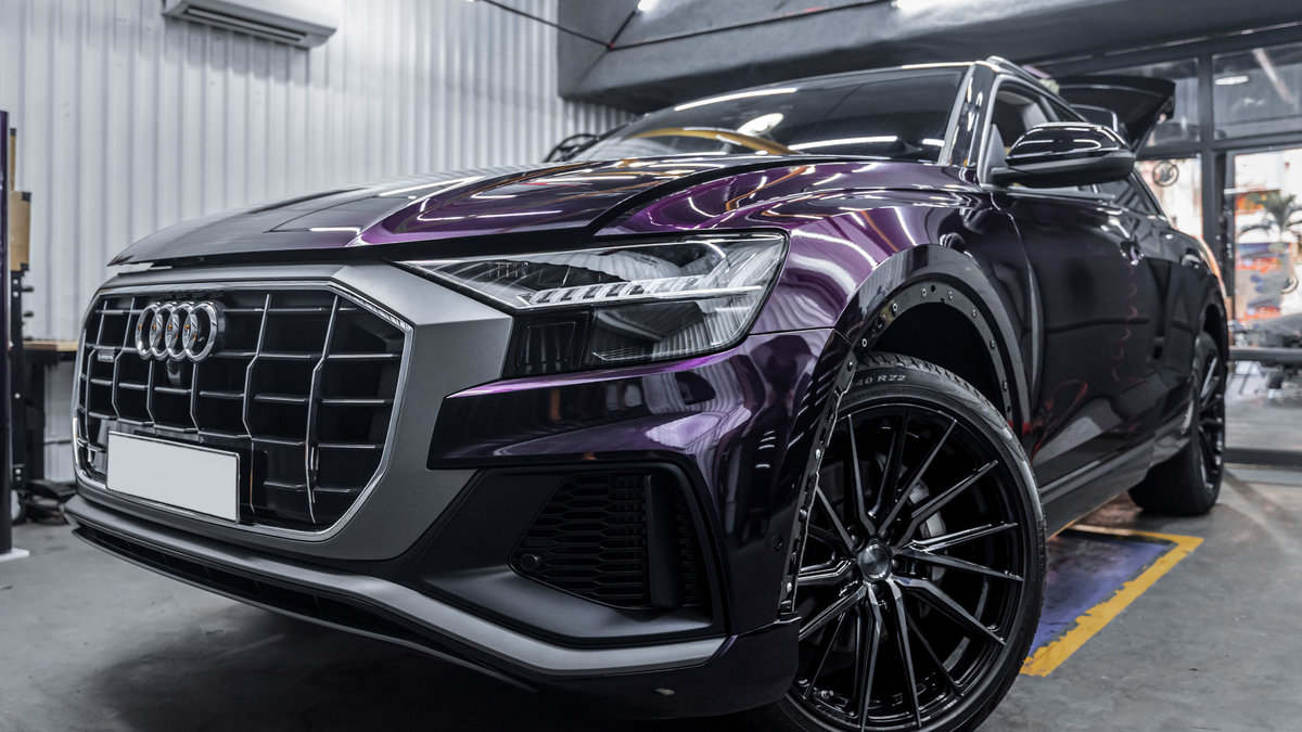 Audi SQ7 - Purple Chrom Wrap - img 4