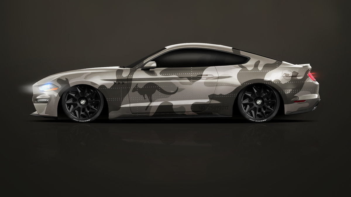 Ford Mustang - Camouflage Design - cover