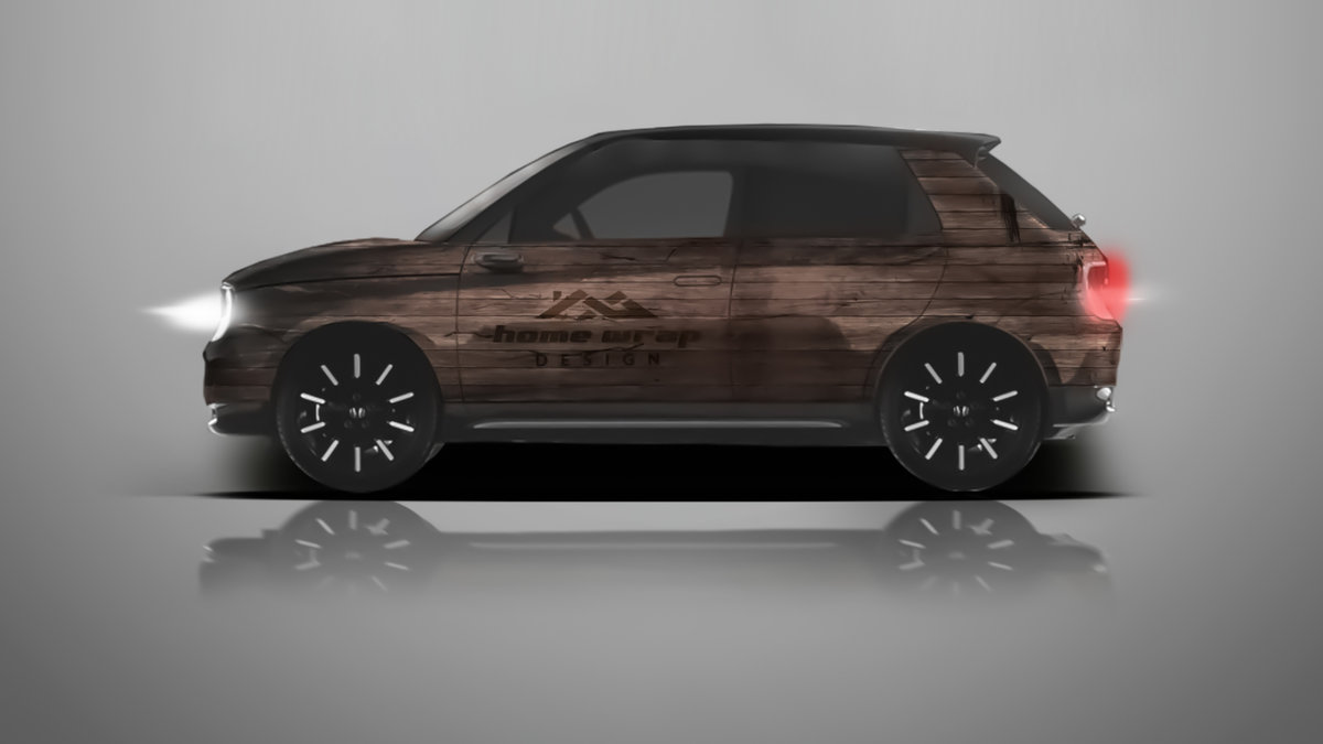 Honda e - Dark Wood Design - cover