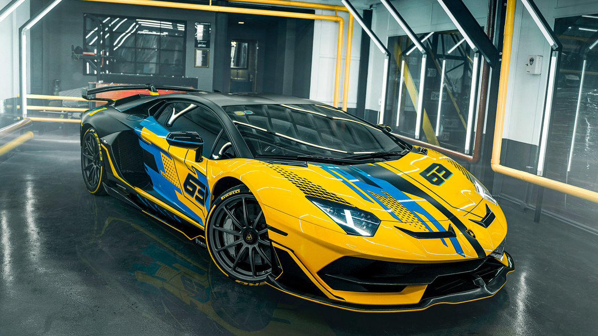 Lamborghini Aventador SVJ - Stripes Design - img 1
