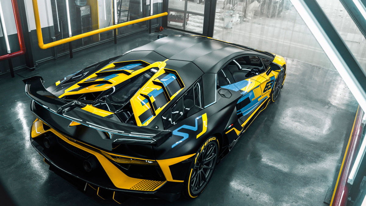 Lamborghini Aventador SVJ - Stripes Design - img 10