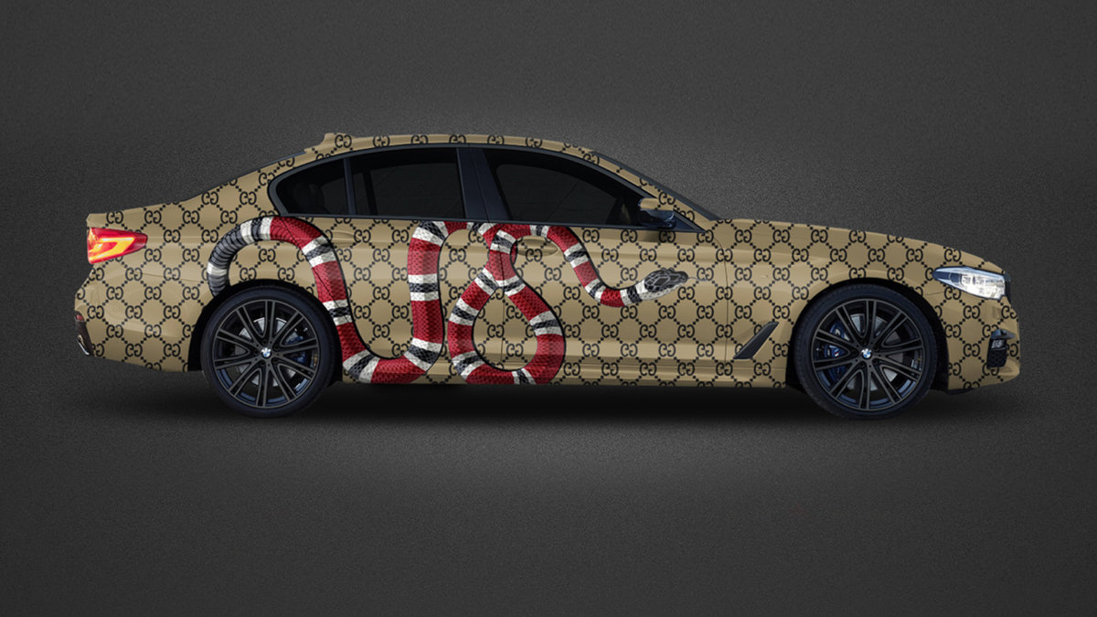 BMW 540i Gucci Design WrapStyle