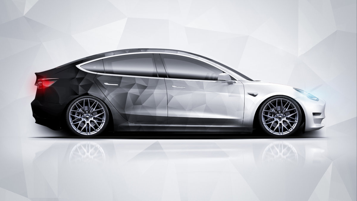 Tesla Model 3 - Polygon Design - cover