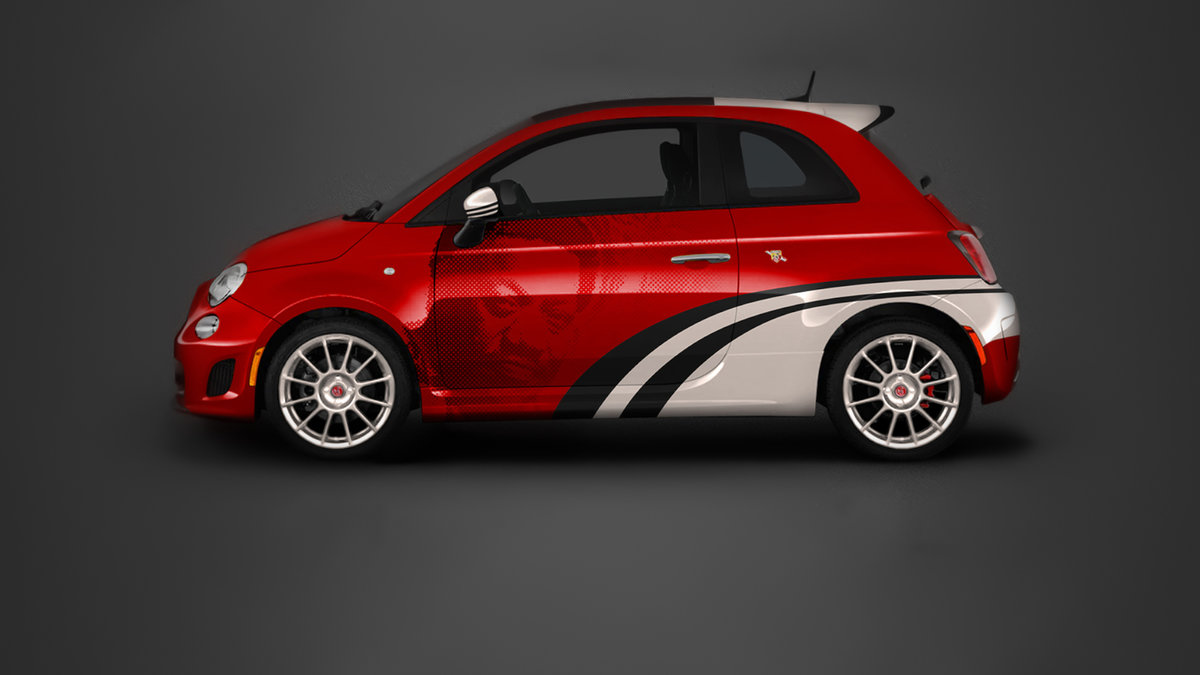 Fiat 500 Abarth - Album Design - cover