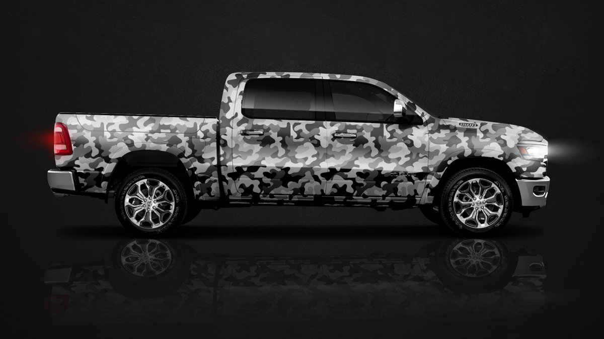 Dodge RAM 1500 - Camo Design - cover