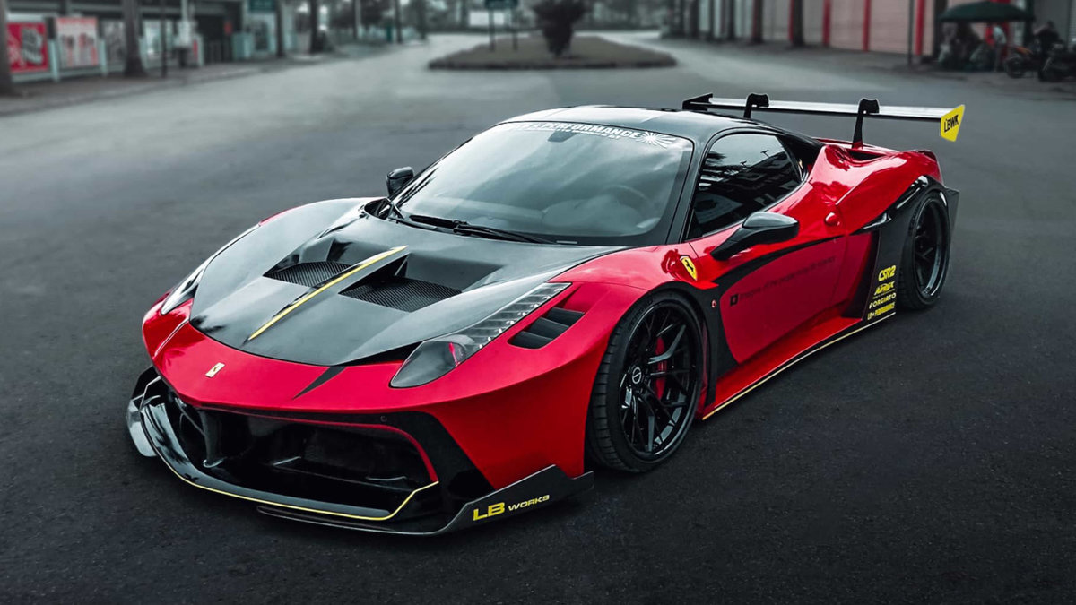 Ferrari 458 GT - Red & Black Wrap - cover