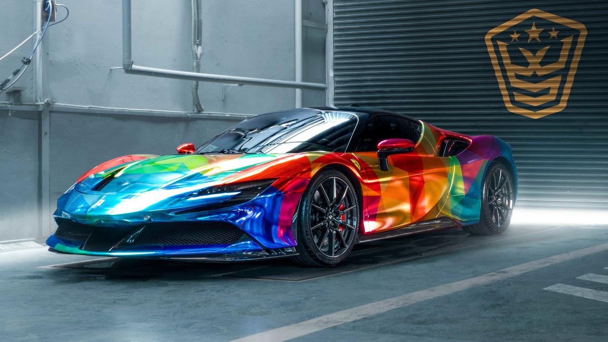 Ferrari SF90 - Colorful Wrap - cover