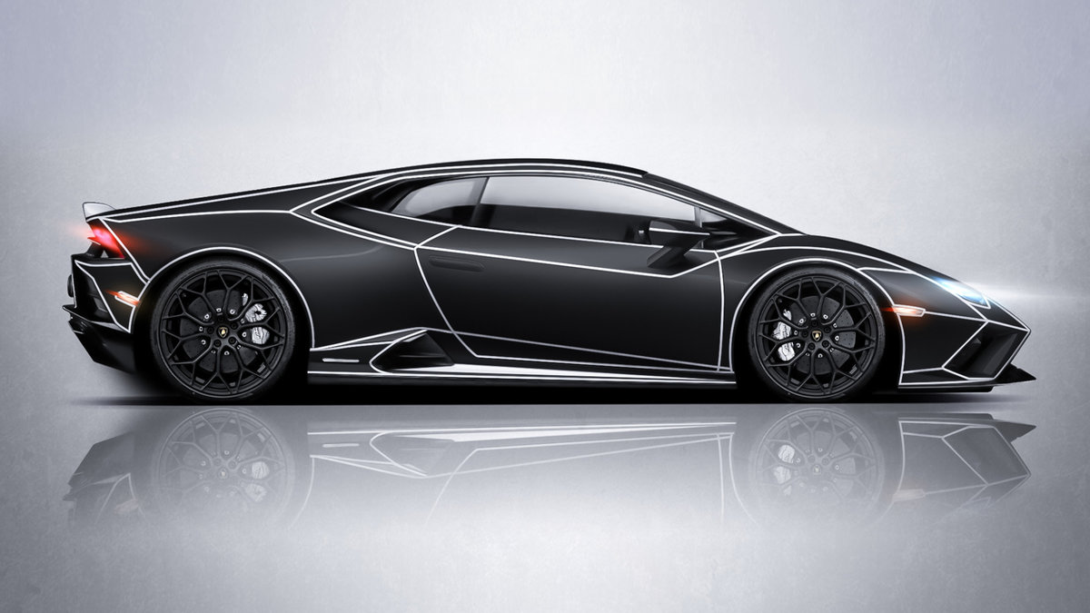 Lamborghini Huracan EVO - Tron Design - cover