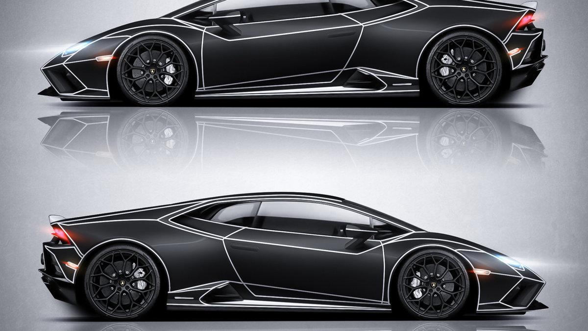 Lamborghini Huracan EVO - Tron Design - img 1