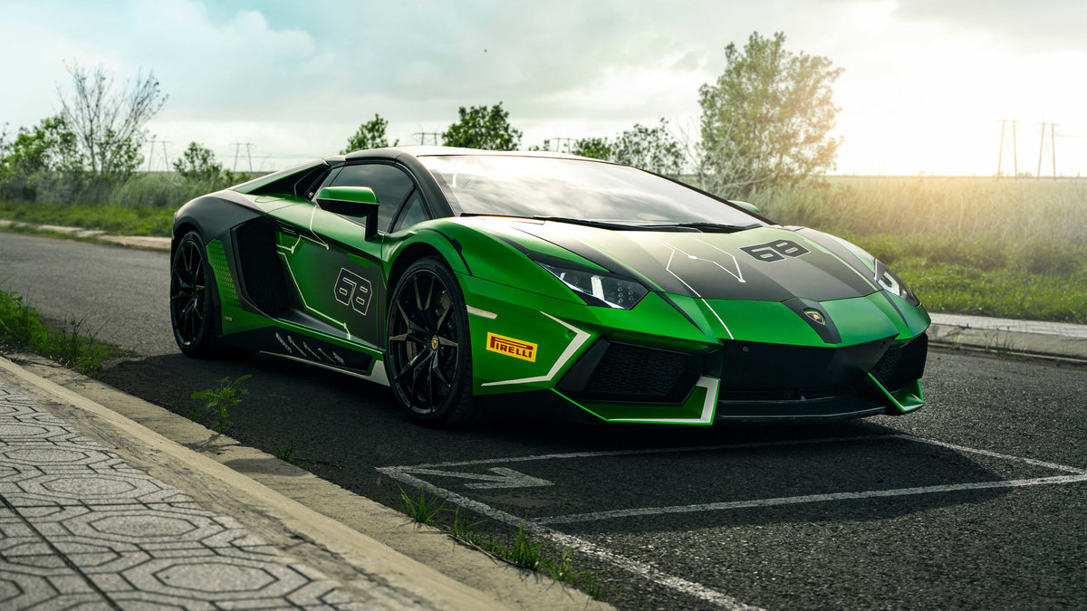 Lamborghini Aventador Roadster - Racing Wrap - cover