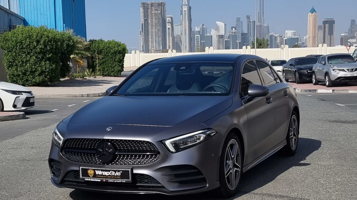 Mercedes-Benz A-Class - Matte Grey Wrap - img 1