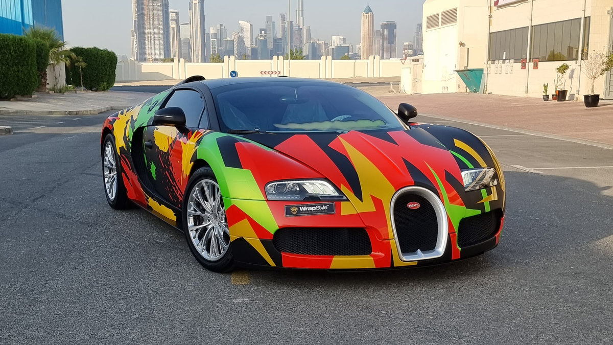 Bugatti Veyron - Colorful Wrap - img 1