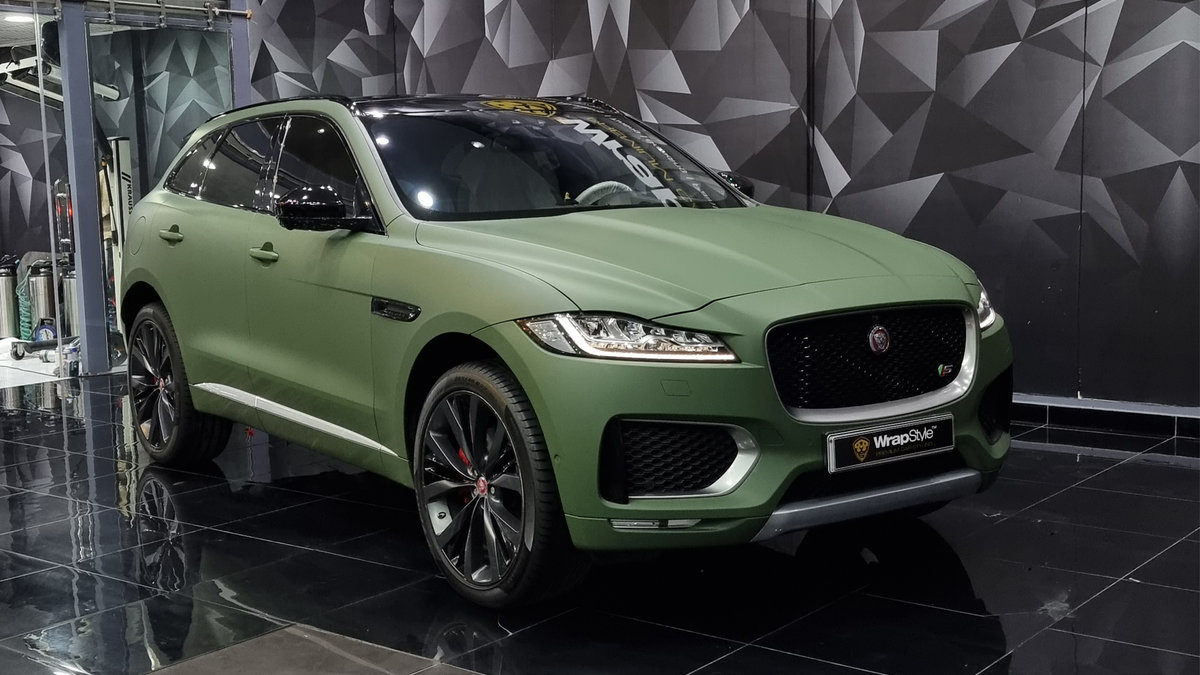 Jaguar F-Pace - Green Wrap - cover