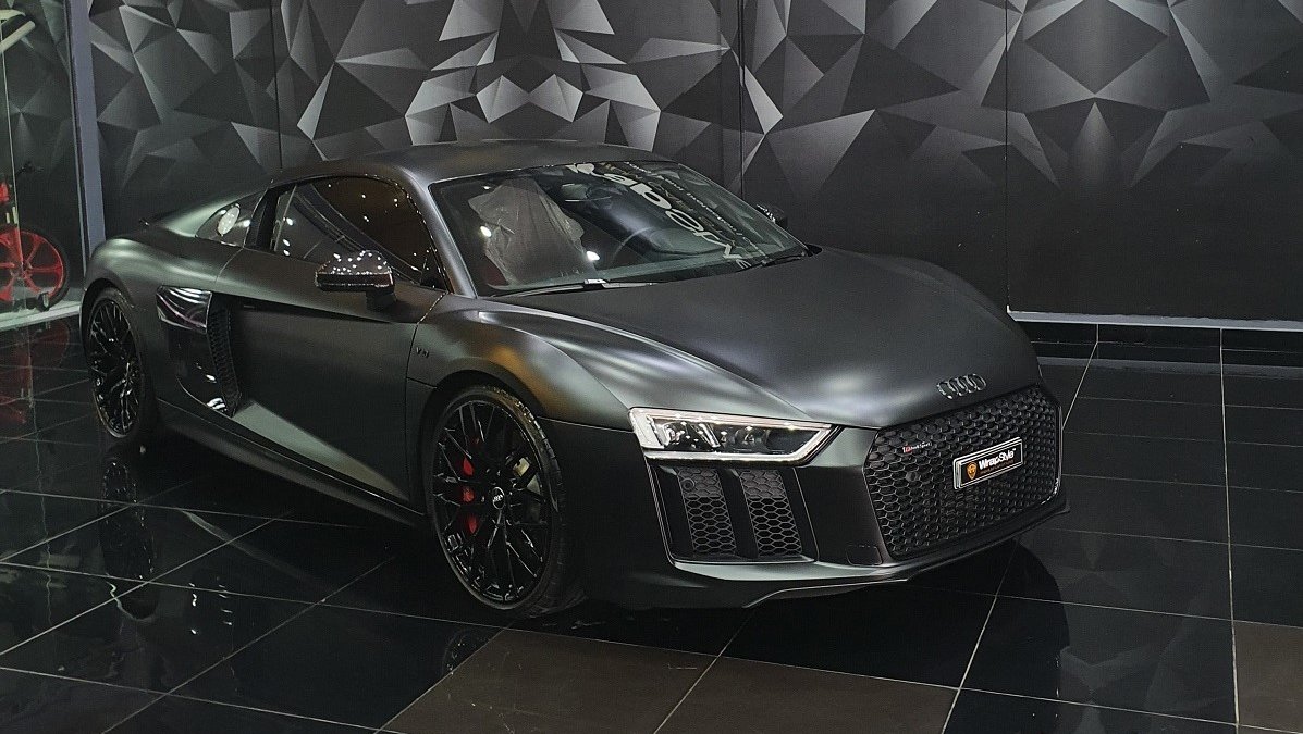 Audi R8 - Charcoal Wrap - cover