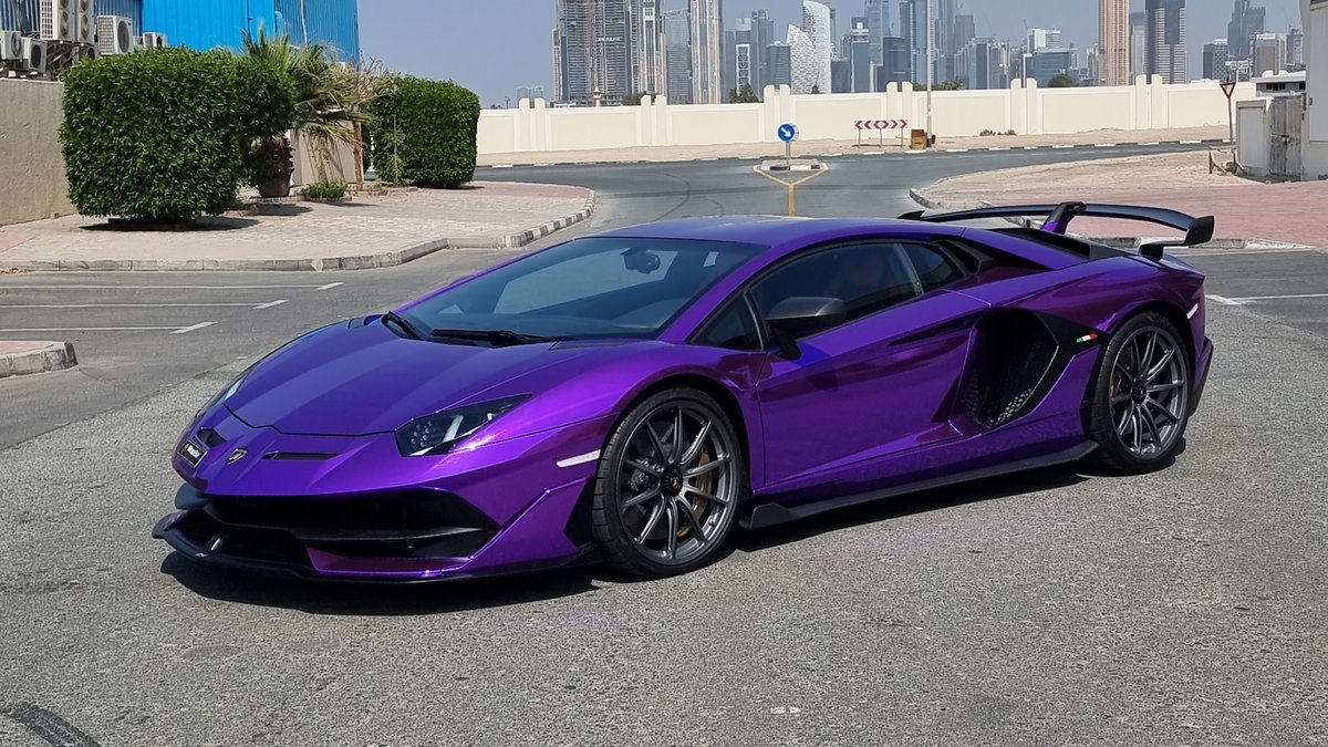 Lamborghini Aventador - Purple Wrap - img 1