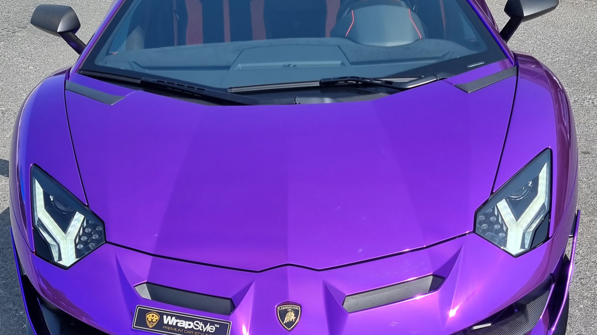 Lamborghini Aventador - Purple Wrap - img 2