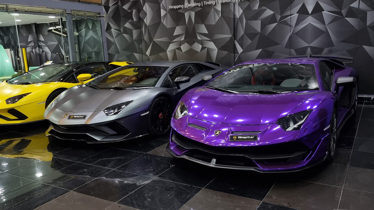 Lamborghini Aventador - Purple Wrap - img 3