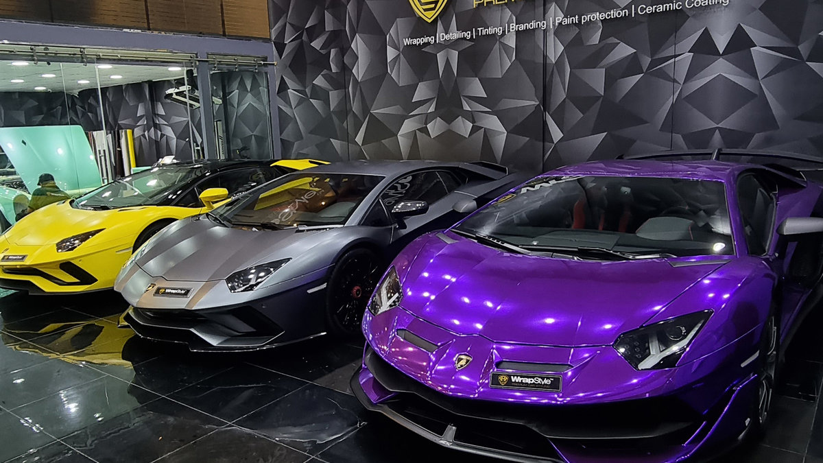Lamborghini Aventador - Purple Wrap - img 4