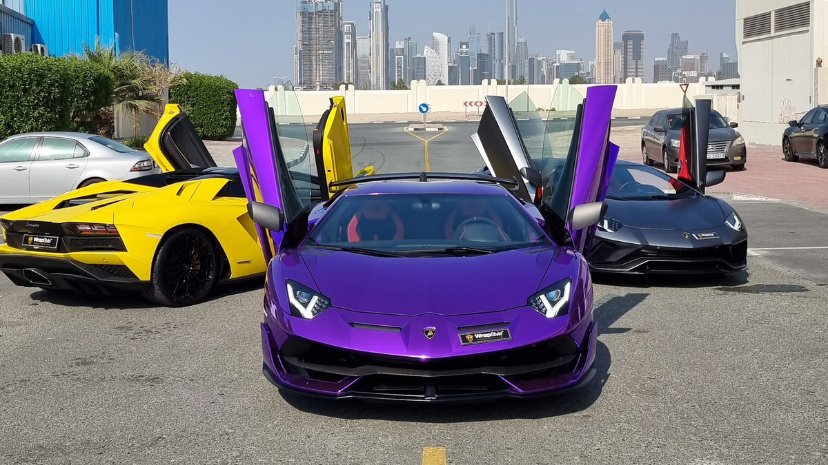 Lamborghini Aventador - Purple Wrap - img 5