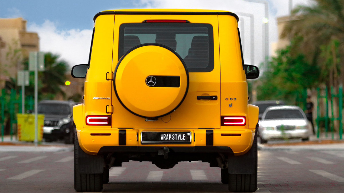 Mercedes-AMG G 63 - Yellow Wrap - img 8