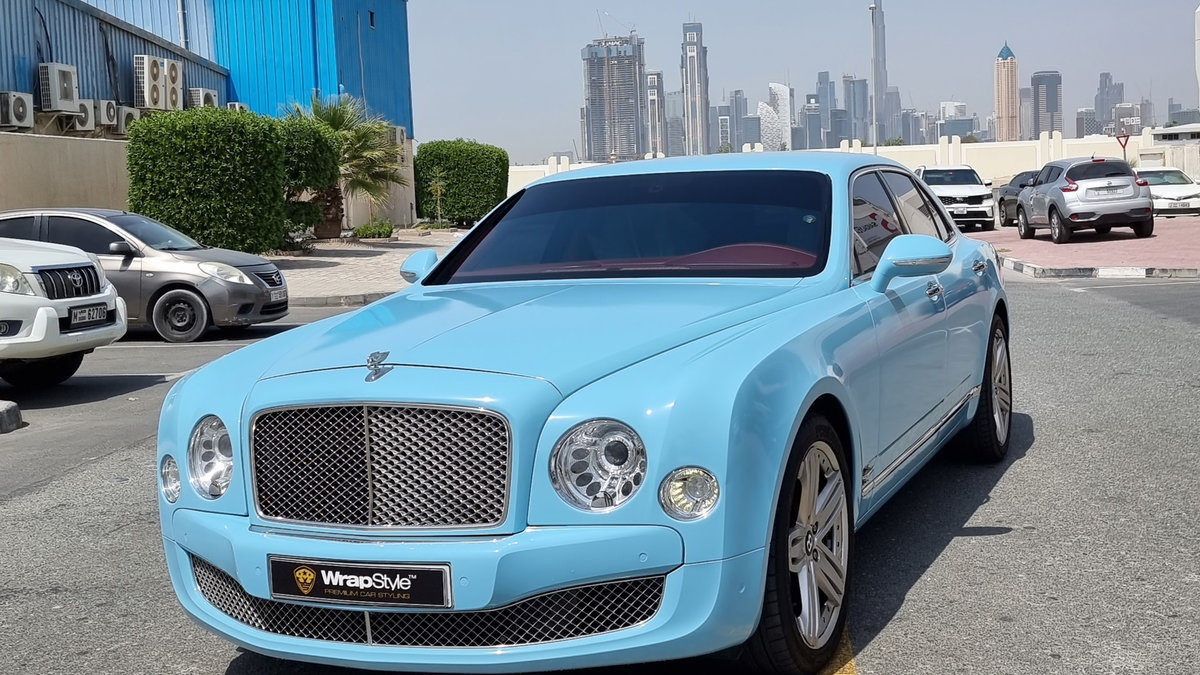 Bentley Mulsanne - Sky Blue Wrap - img 1
