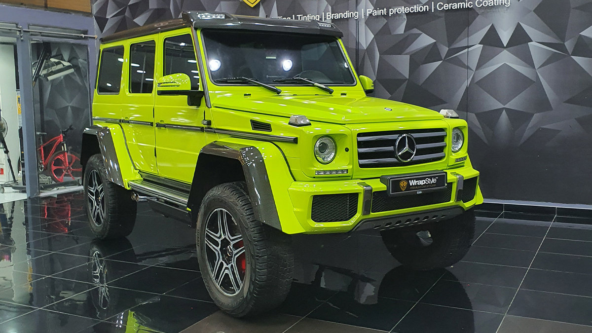 Mercedes-Benz G63 AMG - Lime Green Wrap - cover