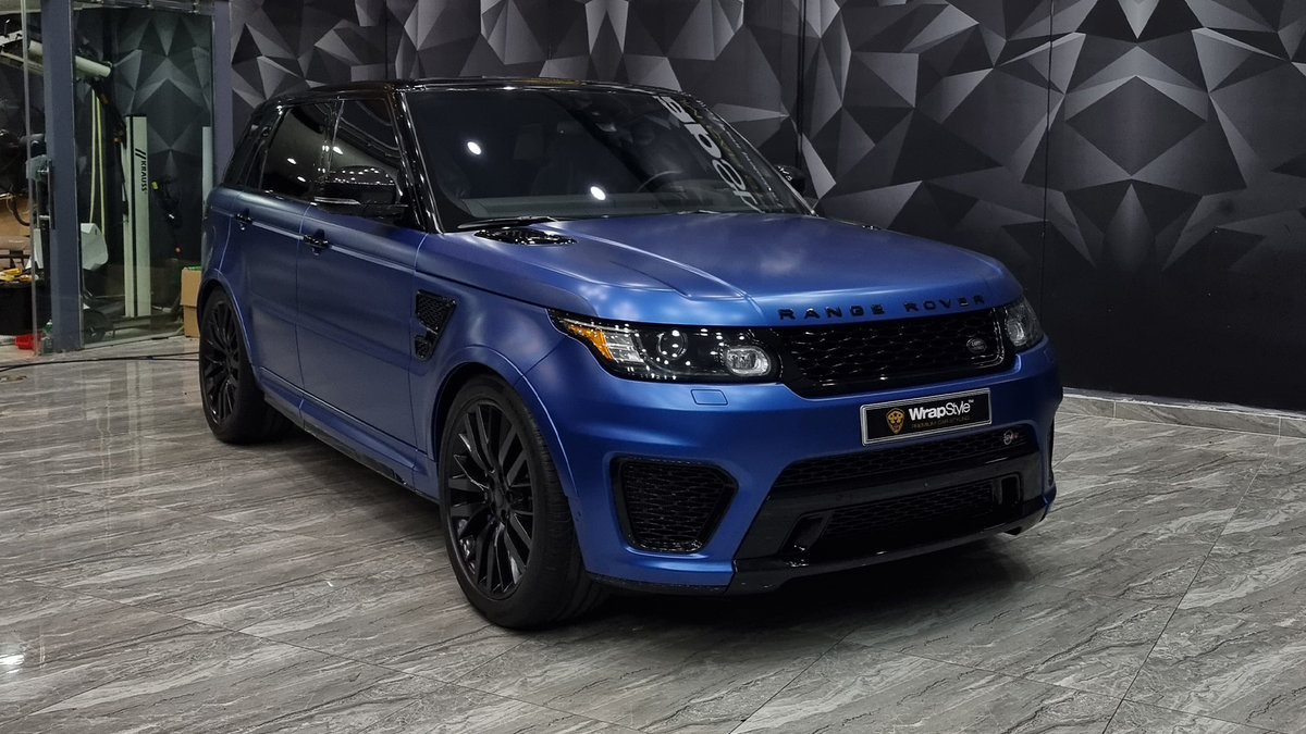 Range Rover SVR - Blue Wrap - cover