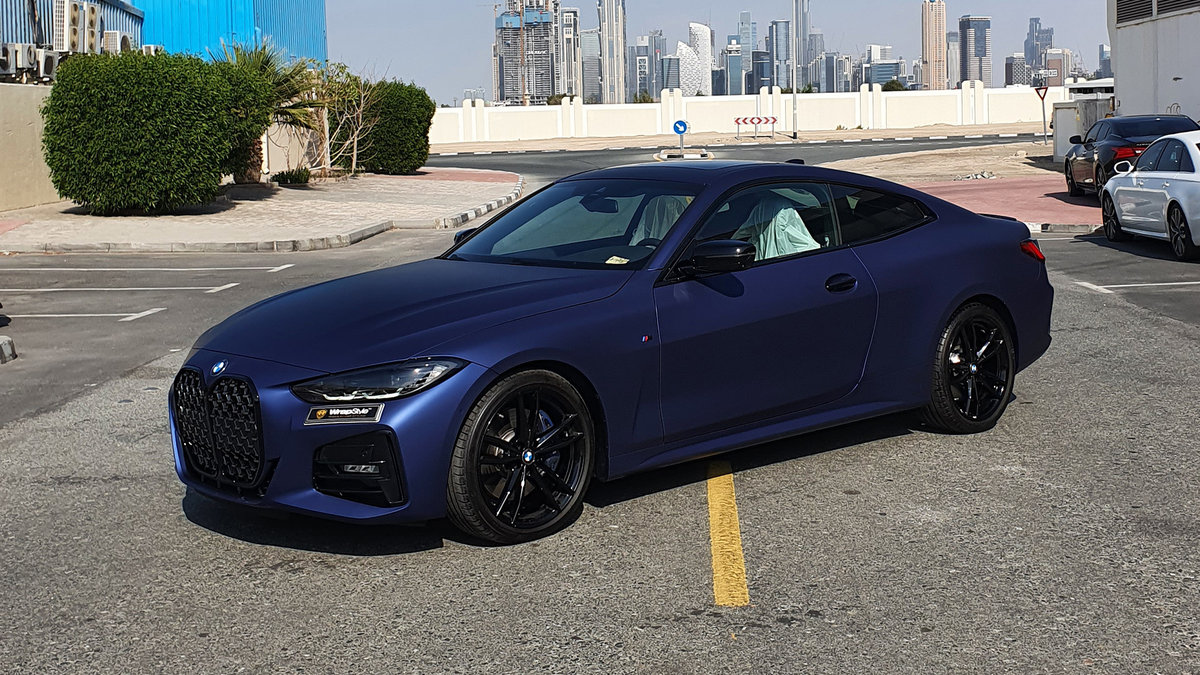 BMW 4 - Blue Wrap - img 1