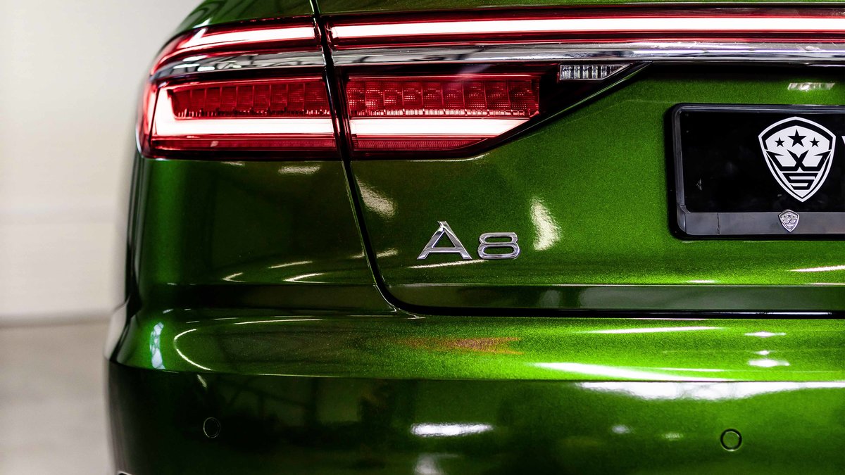 Audi A8 - Green Metallic Wrap - img 8