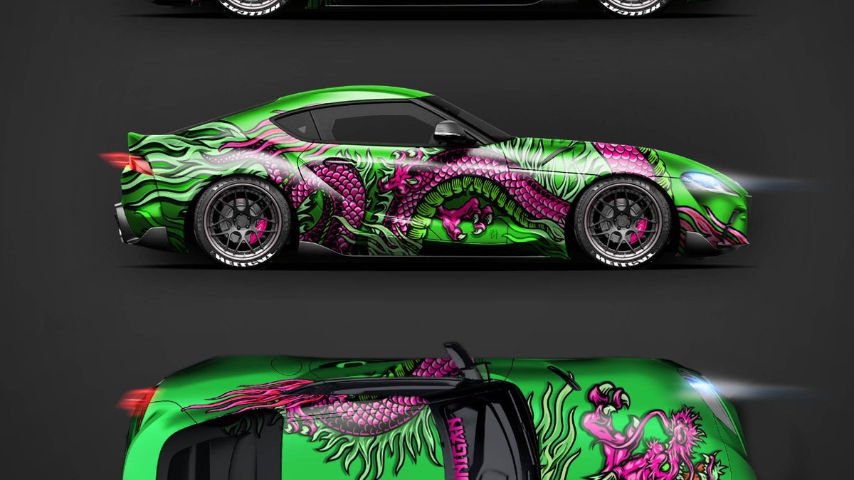 Toyota Supra - Dragon Design - img 2