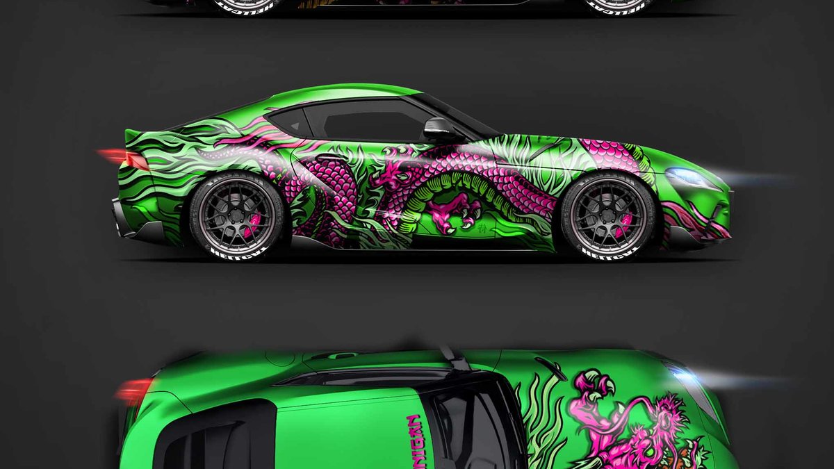 Toyota Supra - Dragon Design - img 3