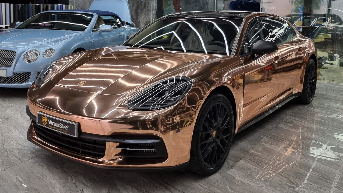 Porsche Panamera - Bronze Wrap - cover