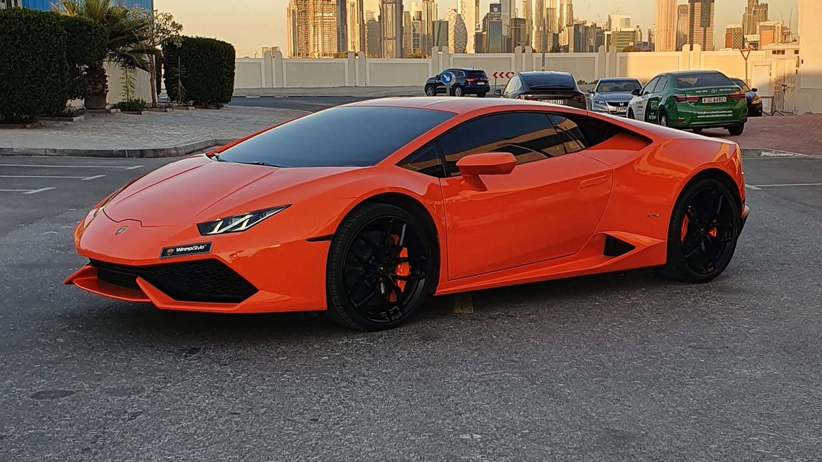 Lamborghini Aventador - Orange Wrap - img 1