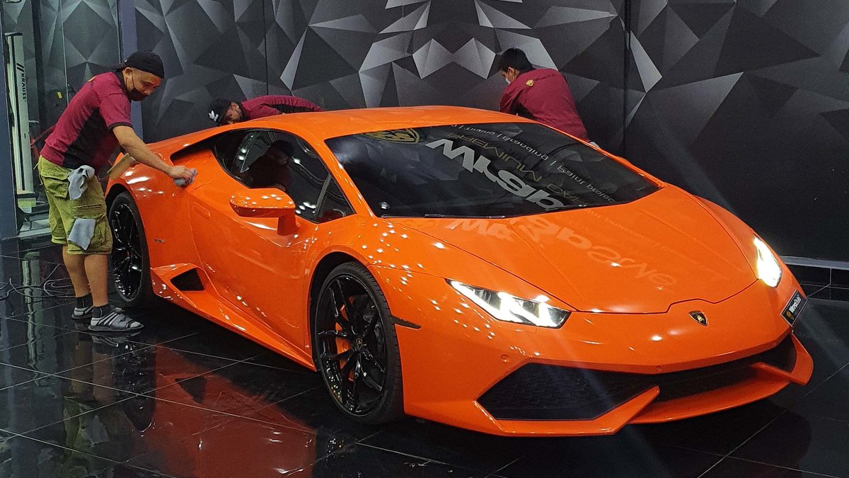 Lamborghini Aventador - Orange Wrap - img 2