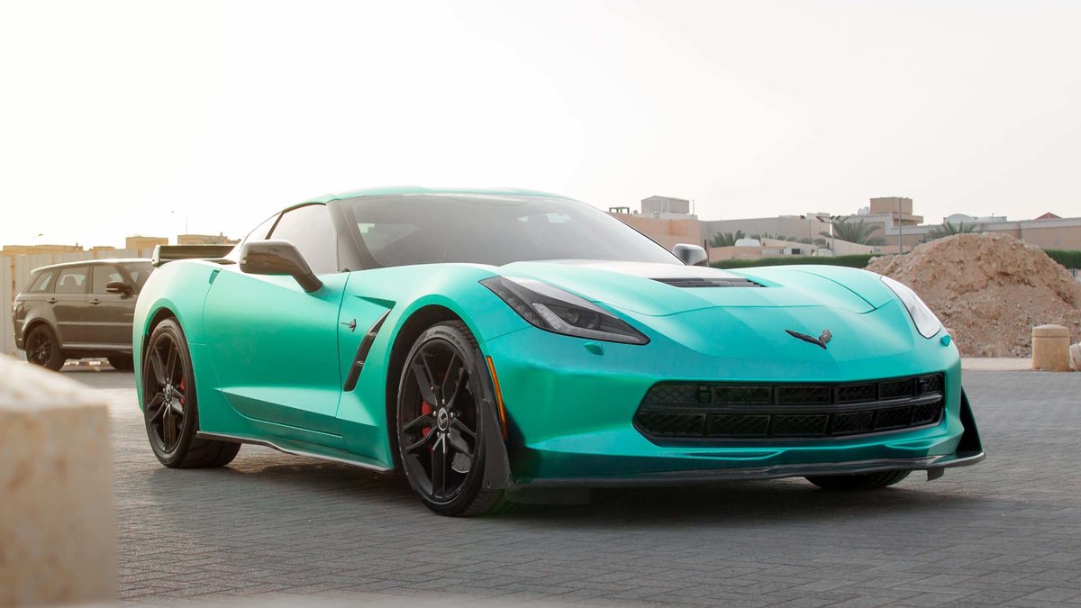 Chevrolet Corvette - Turquoise Dream Blue Wrap - img 3