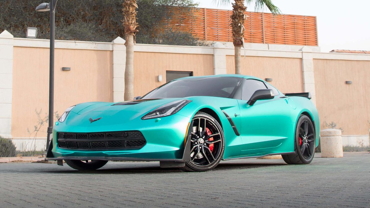 Chevrolet Corvette - Turquoise Dream Blue Wrap - img 5