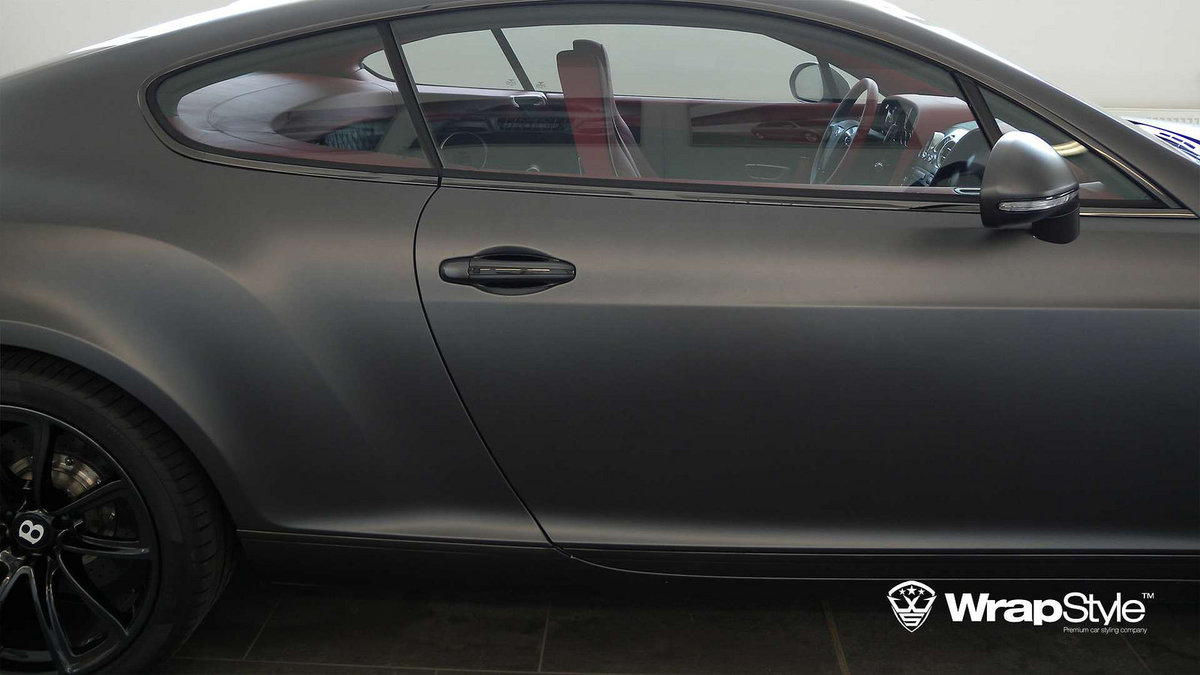 Bentley Continental - Grey Matt wrap - img 2