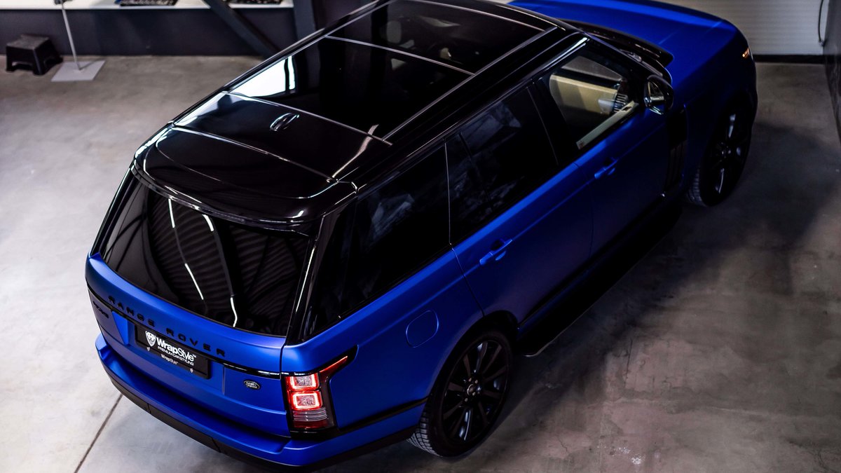 Range Rover Vogue - Blue Chrom Satin Wrap - img 9